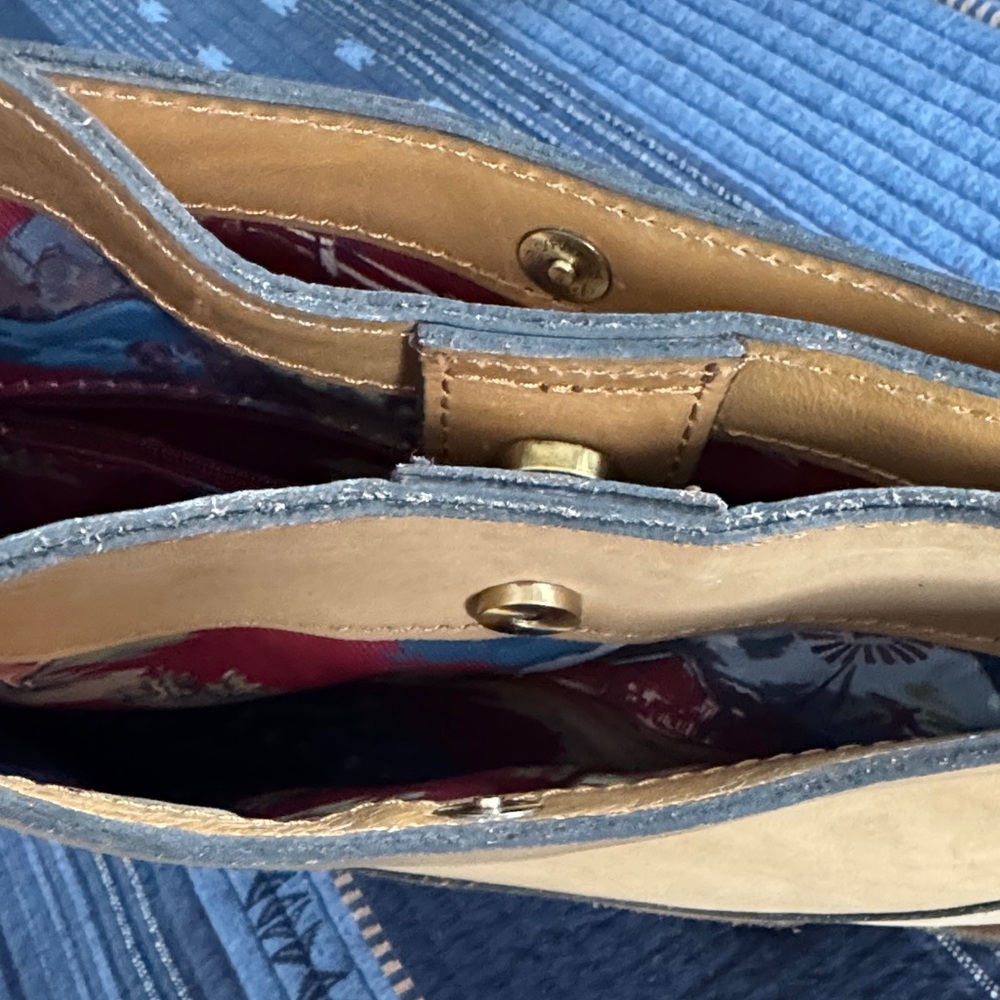Patricia Nash Nubuck Collection Tan Leather Shoulder Bag. New - Picture 16 of 16
